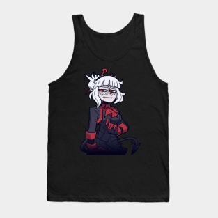 Maid Lucy Shy Examtaker (Helltaker) Tank Top